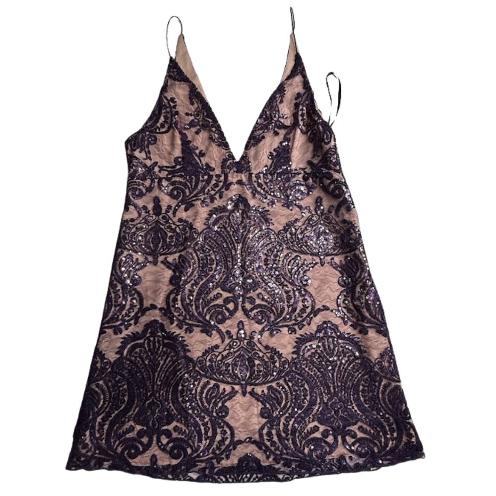 Free People Night Shimmer Mini Dress - Picture 3 of 11
